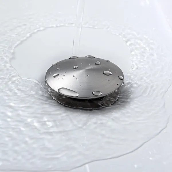 Bathroom Sink Drain Without Overflow, Vessel Sink Lavatory Vanity Pop-Up Drain Stopper, 304 Stainless Steel