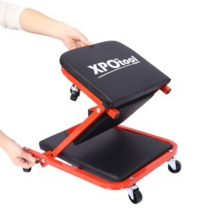 Mechanic Crawler, Garage Gift, 36inch Z-crawler Seat, 2-in-1 Mechanic Gift, 300 Lb Capacity, Low Profile Crawler With 6 Wheels, Garage, Father's Day Tool Gift Shop, Red - Image 11
