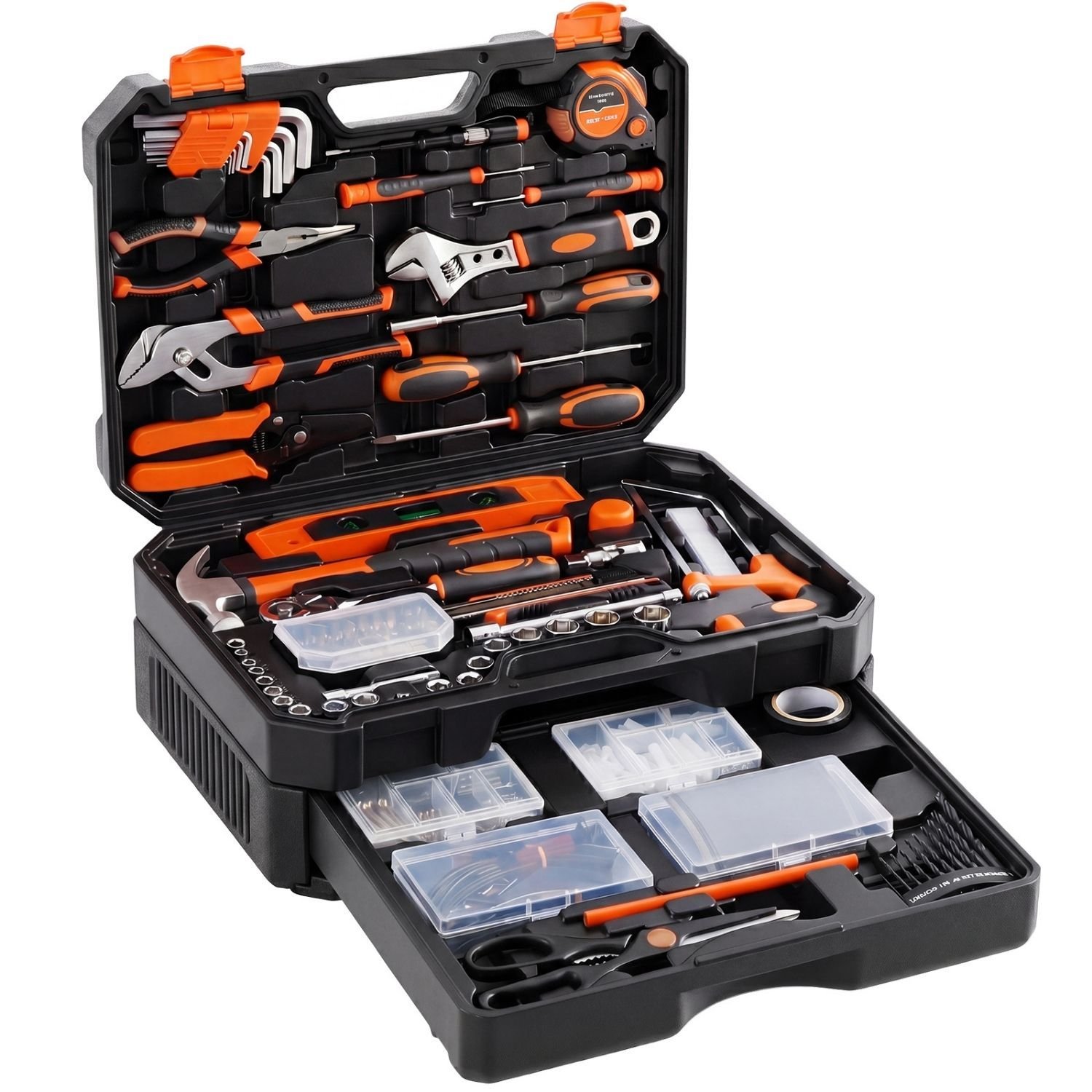 Home And Auto Repair Tool Kit, With Drawer Storage Toolbox, Complete Tool Set For Daily Use - Image 8