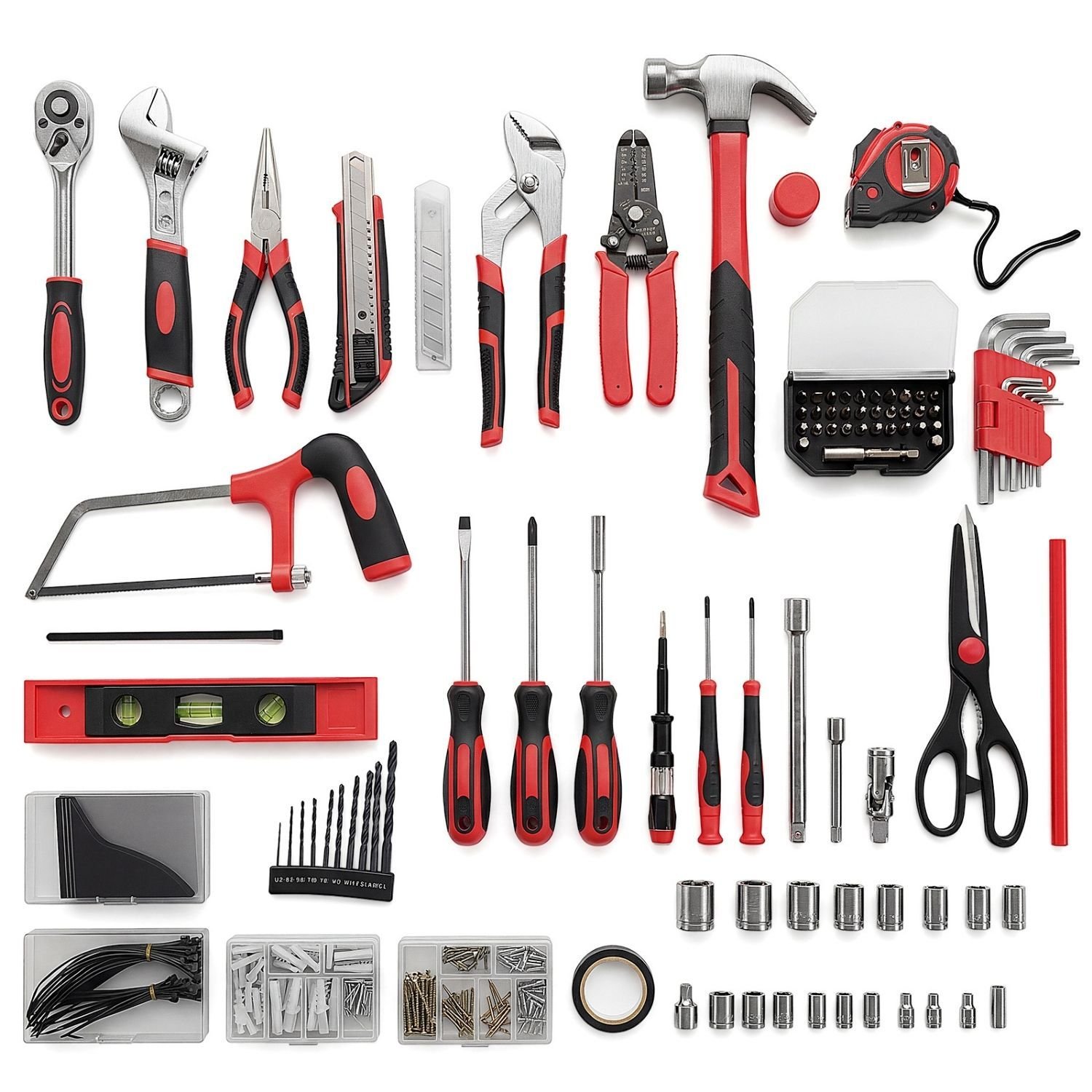 Home And Auto Repair Tool Kit, With Drawer Storage Toolbox, Complete Tool Set For Daily Use - Image 4