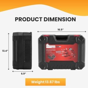 Home And Auto Repair Tool Kit, With Drawer Storage Toolbox, Complete Tool Set For Daily Use - Image 5