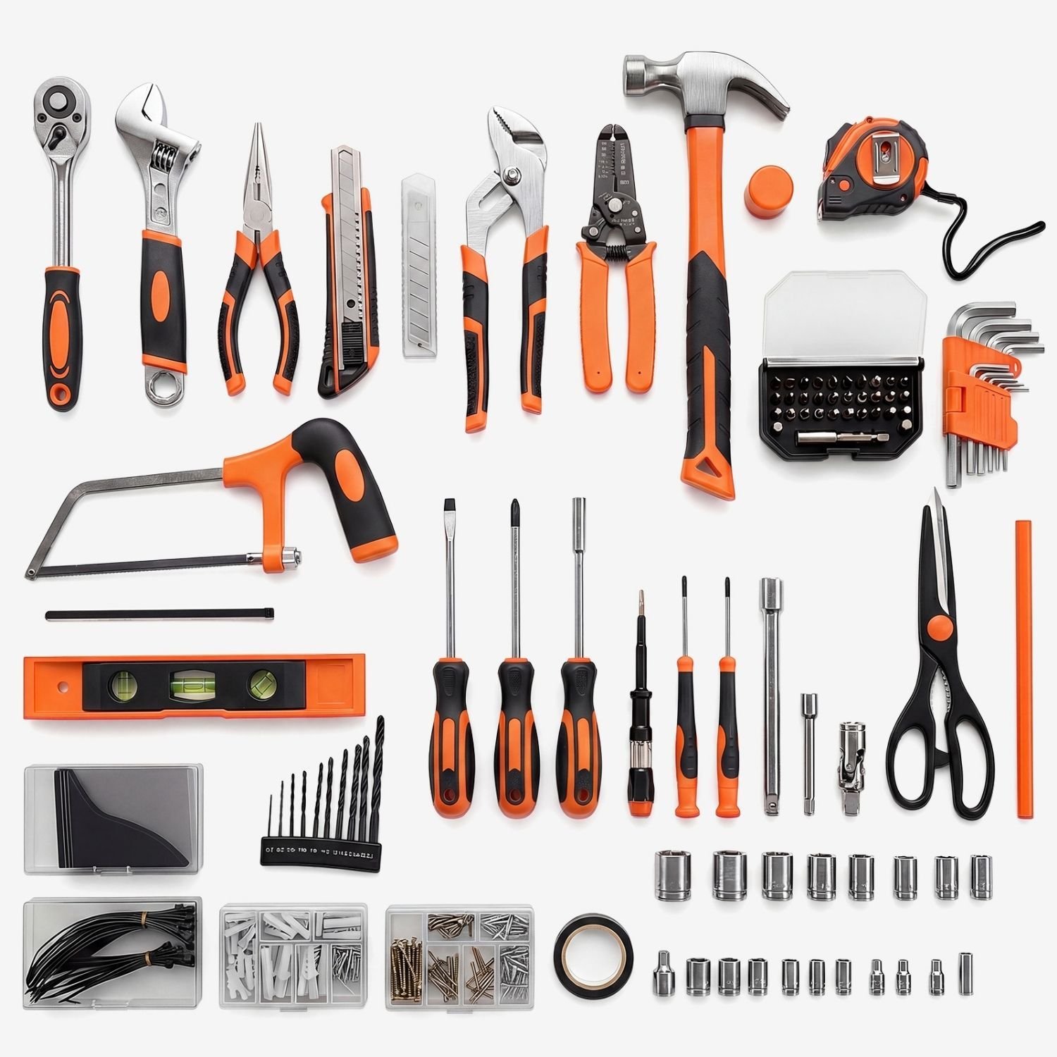 Home And Auto Repair Tool Kit, With Drawer Storage Toolbox, Complete Tool Set For Daily Use - Image 3
