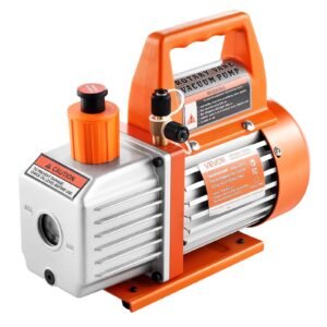 AC Vacuum Pump 3.5 CFM HVAC Single Stage Rotary Vane Vacuum Pump Oil Included - Image 1