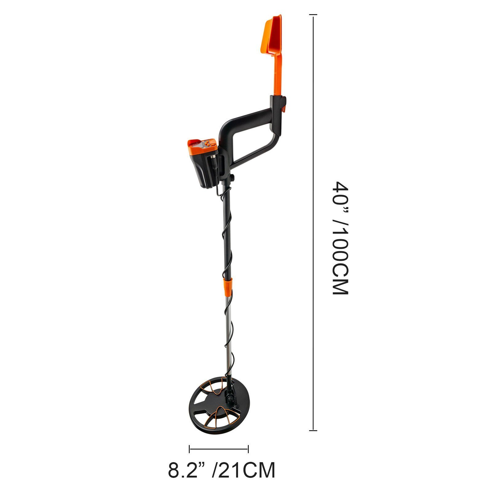 Metal Detector Waterproof Disc Metal Detectors Underwater Underground High Accuracy LCD Display Metal Detector For Adults And Children Headphone Automatic Detector Yellow 3010 - Image 6