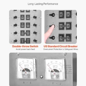 Manual Transfer Switch 50A Generator Transfer Switch Kit NEMA 3R 12500W 120/240V - Image 4