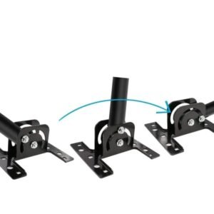 G01 Universal 180'Adjustable TV Antenna J-Pole Aerial Bracket Black - Image 4