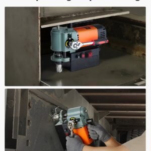 Low Profile Magnetic Drill Press Mag Drill Press 1300 W 1.4 In Boring Dia - Image 2