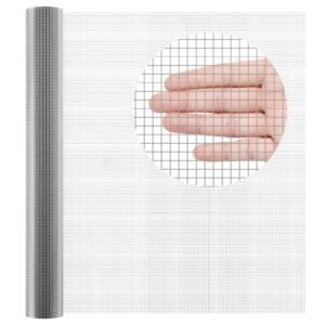 Hardware Cloth, 1'4 Inch 48in X 50 Ft 23 Gauge, Hot Dipped Galvanized Wire Mesh Roll, Chicken Wire Fencing, Wire Mesh For Rabbit Cages, Garden, Small Rodents - Image 1