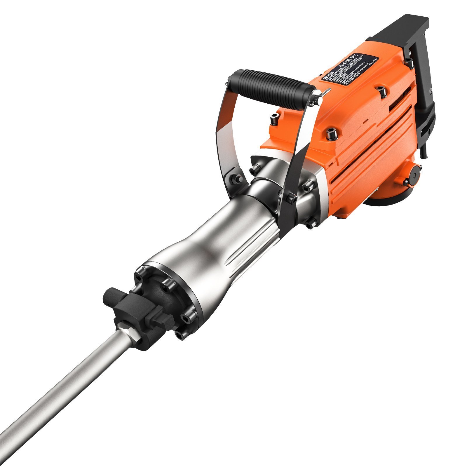 Demolition Jack Hammer Concrete Breaker 2200W Electric Hammer 2 Chisel Bits - Image 1