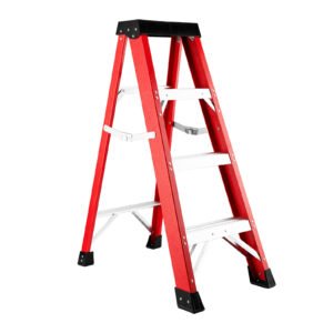 Fiberglass Insulating Ladder, Folding Step Ladder For Safe Electrical Work - Image 1