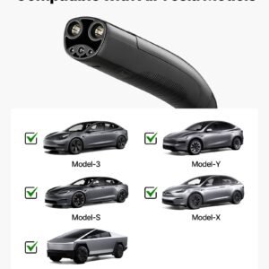 Level 1/2 Tesla Charger 16A Portable EV Charger 25 Ft Cable 120V-240V NEMA 6-20P - Image 5