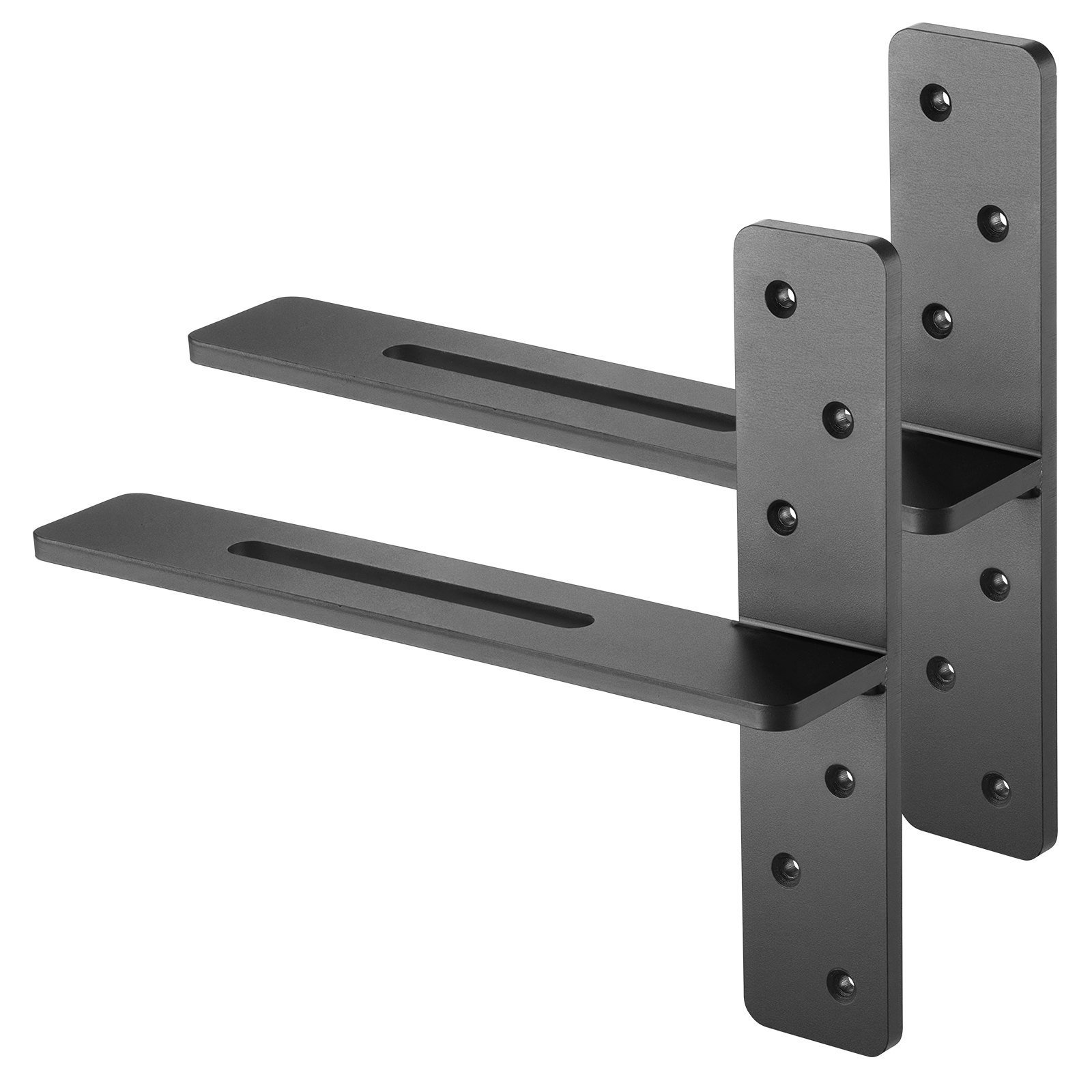 2 Pcs Shelf Brackets 14 Inch / 355.6 Mm Heavy Duty Floating Shelf Brackets - Image 1
