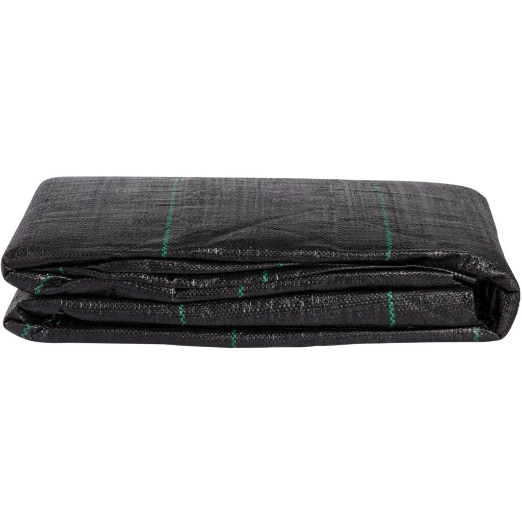 VEVOR Geotextile Fabric, 12.5 X 50 Ft 3.5oz Woven PP Driveway Drain Cloth W 600lbs Tensile Strength, Heavy Duty Underlayment For Soil Stabilization, Landscaping, Weed Barrier, 12.5FT50FT-3.5OZ, Black