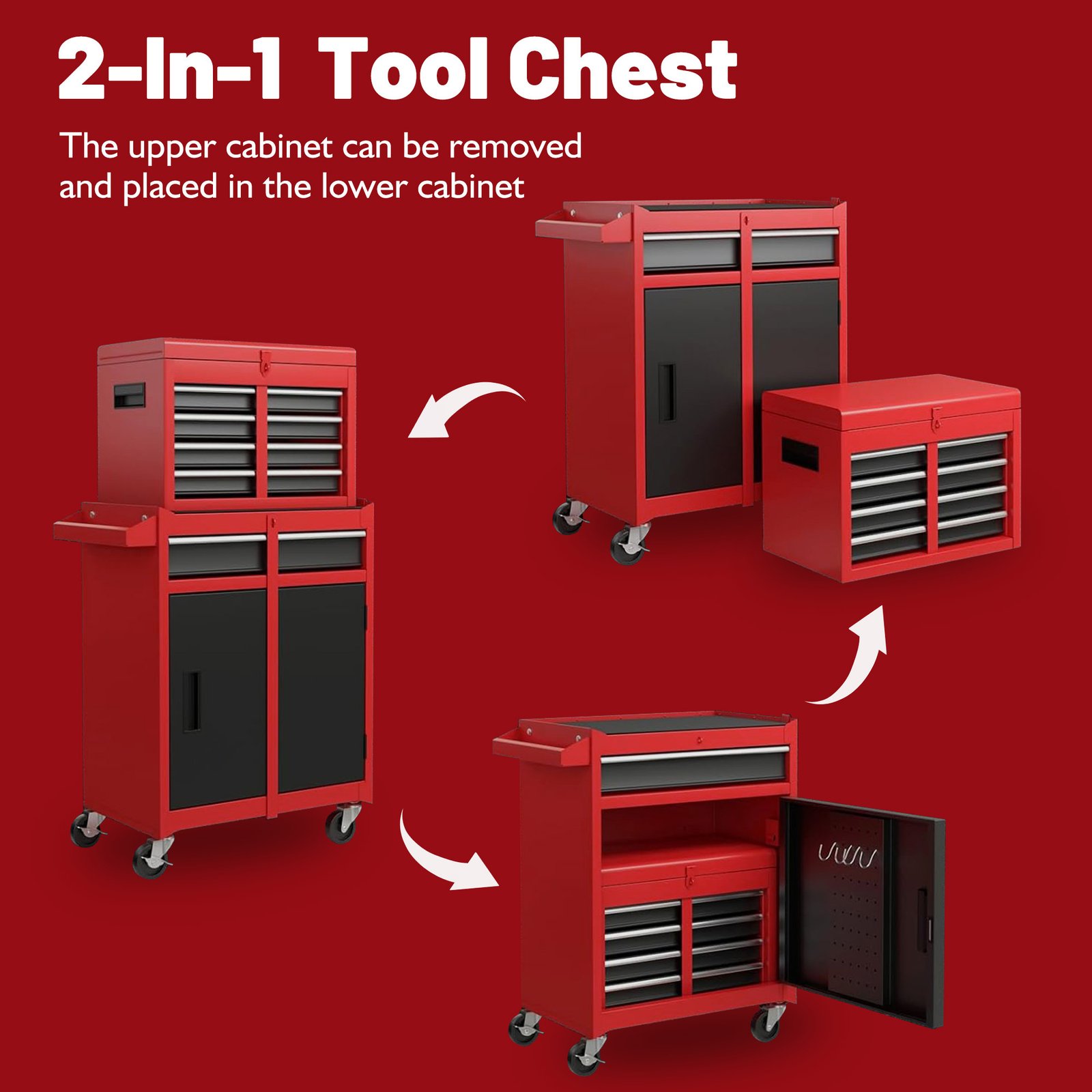 TOOL STORAGE CABINET FOR HOME & GARAGE USE - Image 4
