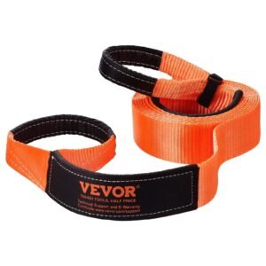Car Tow Cable Towing Strap Rope 36000 Lbs 20 Ft Emergency Heavy Duty Strap - Image 1