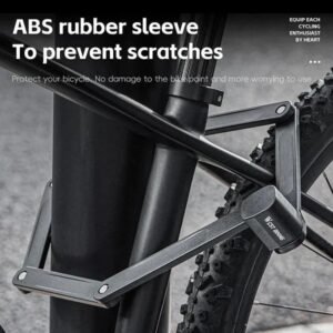 Bicycle Folding Lock 2 Keys 87cm High Security Alloy Steel Lock For MTB Road Bike E-Bike Anti-Theft Foldable Lock - Image 2