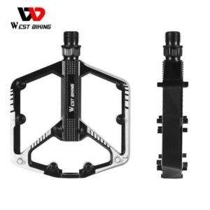 Bicycle Pedals DU Bearing Aluminum MTB Bicycle Pedals Black 9/16 Inch - Image 3