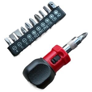 Mini Multifunctional Scraper Screwdriver Set,Reversible Steel Connector With Quick Action And Variety Of Pins, Durable Hand Tool Kit - Image 7