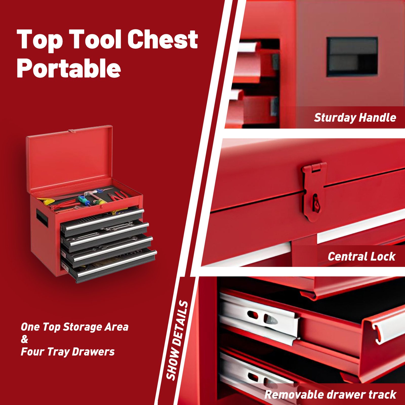 TOOL STORAGE CABINET FOR HOME & GARAGE USE - Image 6