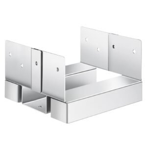 10 Pcs 6x6 Post Base Bracket Post Anchor For Concrete Inner Size 5.49x5.57 In - Image 1