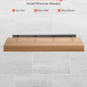 1 Pack Shelf Bracket 46 Inch / 1168.4 Mm Heavy Duty Floating Shelf Bracket - Image 4