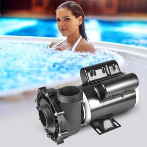 2 Speed SPA Pump, 48-Frame, AC 110-120V Hot Tub SPA Pump, 1.5HP/150GPM/42.65ft High Speed Or 0.46HP/70GPM/9.18ft Low Speed, 2' Port 90° Rotational Interface For Hot Tub, Tested To UL Standards - Image 6