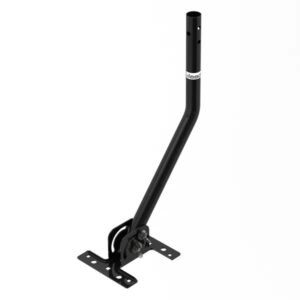 G01 Universal 180'Adjustable TV Antenna J-Pole Aerial Bracket Black - Image 1