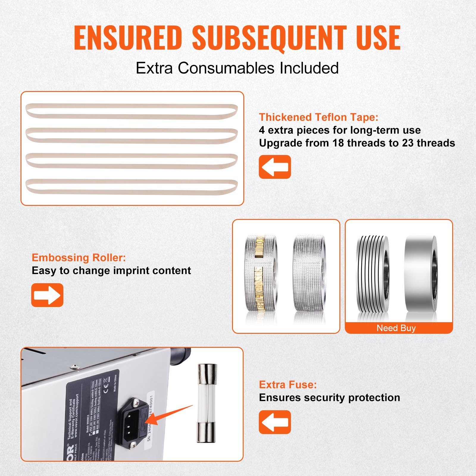 Continuous Bag Band Sealing Machine Vertical Band Sealer Stainless Steel - Image 5