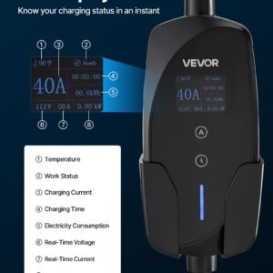Level 2 Tesla Charger 40A EV Charger 240V NEMA 14-50P With 25 Ft Cable - Image 4