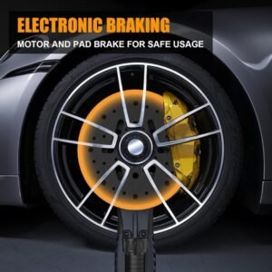 Electric 5mm Random Orbital Sander Brushless 350W 3A Multi-function Variable Speed Electric Corded Orbital Sanders Machine With 10 Sanding Paper For Woodworking R7303-5.0mmOrbit - Image 8