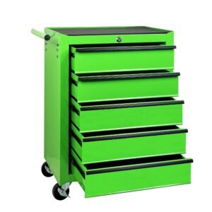 Excelo 5 Drawer Rolling Tool Chest, Steel Storage For Garage And Workshop - Image 4
