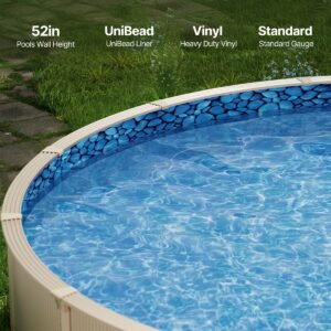 Round Pool Liner 24ft Unibead Style Pool Liner 52in Wall Height Durable - Image 5