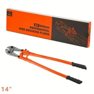 Heavy-Duty Mini Bolt Cutter 12' For Cutting Fence, Steel Wire, Small Chain, Screws, And Rivet, With Soft Grip Rubber Ergonomic Handle Cutters - Image 6