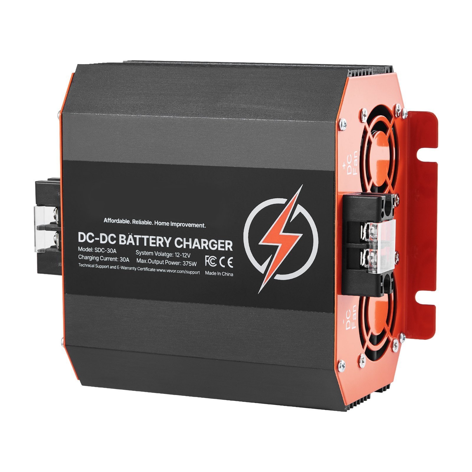 12V 30A DC To DC Charger Battery Charger 375W For Lead-Acid And Lithium AGM GEL - Image 1