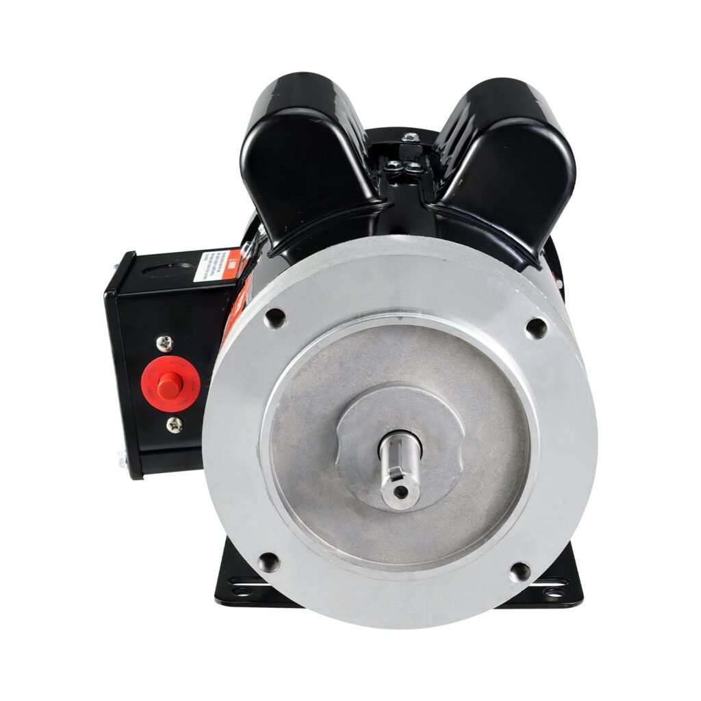 1.5HP Electric Motor 1725 Rpm, AC 115V/230V, 56C Frame, Air Compressor Motor Single Phase, 5/8' Keyed Shaft, CW/CCW Rotation For Agricultural Machinery And General Equipment