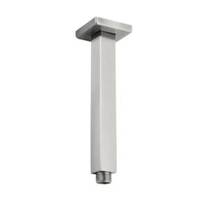 Shower Arm With Flange, 1/2 NPT Tapered Threads, Rain Shower Head Arm, Ceiling Mounted Shower Extension Arm - Image 1