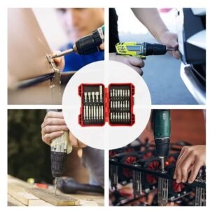 37 Piece Impact Screwdriver Bit Set Nut Driver Torx Phillips Tool Magnetic Drill - Image 5
