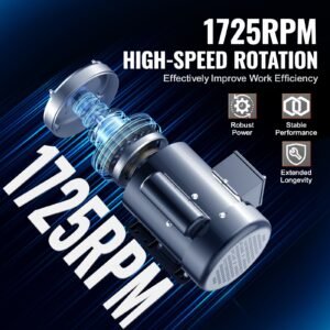 0.75HP Electric Motor 1725rpm, AC 115V/230V, 56 Frame, Air Compressor Motor Single Phase, 5/8' Keyed Shaft, CW/CCW Rotation For Agricultural Machinery And General Equipment - Image 5