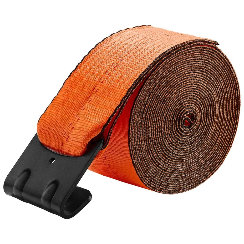 Winch Straps Truck Straps 4 In X 30 Ft With Flat Hook For Towing 10 Pack