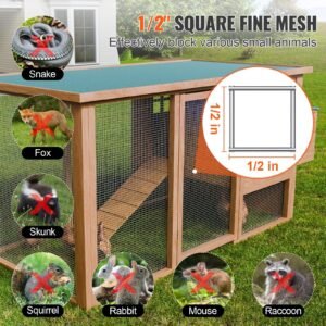 Hardware Cloth, 1'2 Inch 48in X 100 Ft 19 Gauge, Hot Dipped Galvanized Wire Mesh Roll, Chicken Wire Fencing, Wire Mesh For Rabbit Cages, Garden, Small Rodents - Image 2