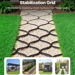 Ground Grid 3-Inch Depth Geocell Grid 24.93x9.52 FT / 7600x2900 Mm For Gravel - Image 3