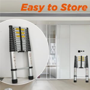 Aluminum Telescoping Ladder For Outdoor Work - Image 6