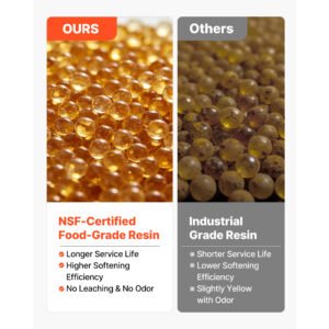 RV Water Softener, 16,000 Grain, Portable Water Softener With NPT 3 4 Fittings, Food-Grade Resin, Stainless Steel, Quick Connect, For RVs, Trailers, Boats, Mobile Car Washing, Pressure Washing - Image 3