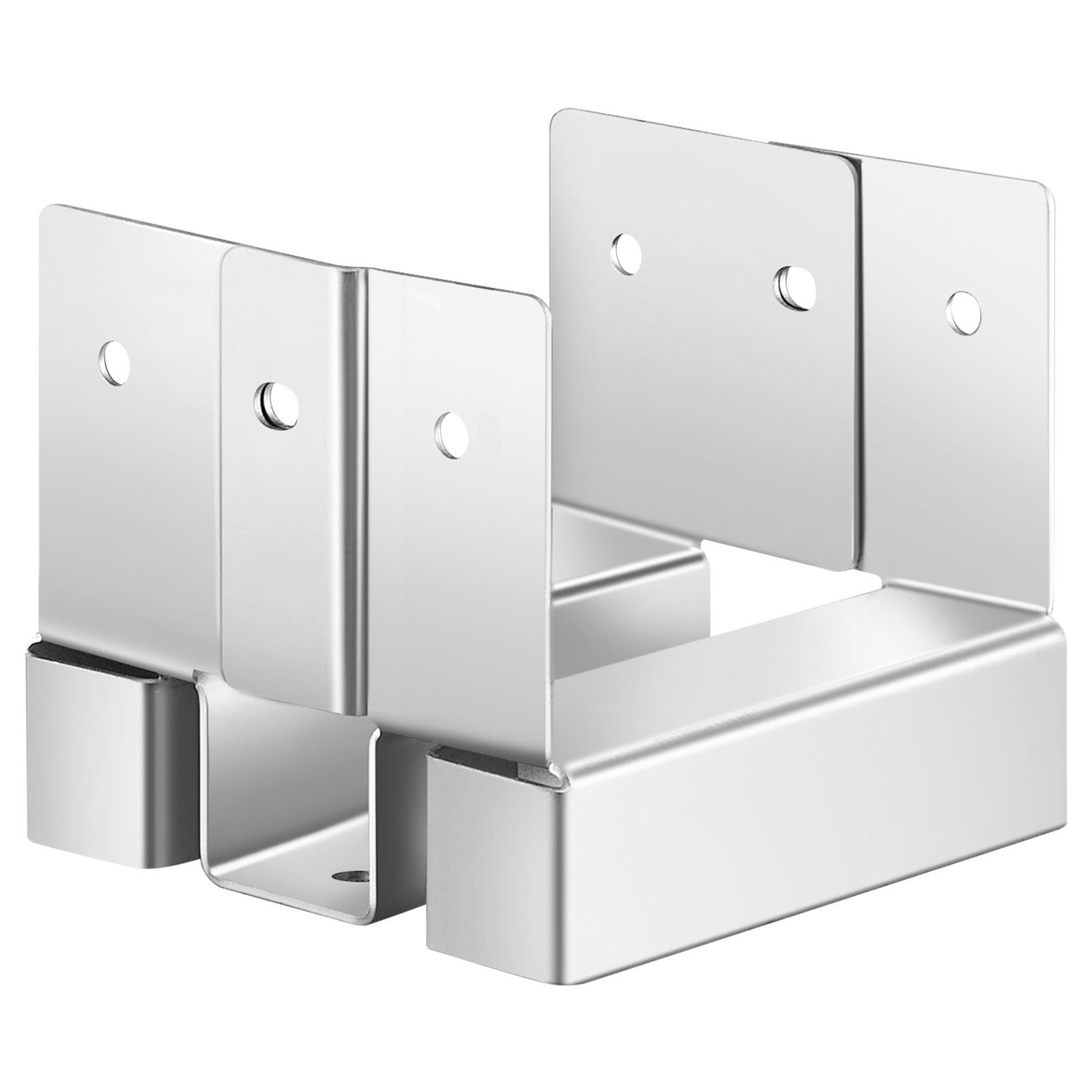 1 Pack 4x4 Post Base Bracket Post Anchor For Concrete Inner Size 3.53x3.56 In - Image 1
