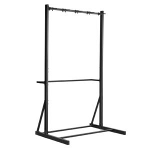Freestanding Bike Rack Max 5 Bikes Storage Bicycle Organizer Standing Bike Rack - Image 1