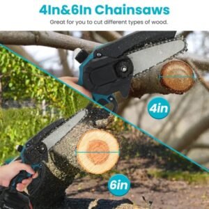 4-in-1 Pole Pruning Shears, Electric Pruning Shears & Pole Saws For Tree Trimming With 7 Adjustable Head Angles,Cordless Pole Shears And Battery Pole Saw With 2Pcs 3000mAh Rechargeable Batteries - Image 5