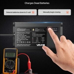1-Bank 5A 12V Smart Marine Battery Charger Onboard IP68 Waterproof Boat RV Yacht - Image 4