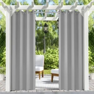 Grey Thermal Grommet Blackout Curtain - 50 In. W X 84 In. L - Image 5
