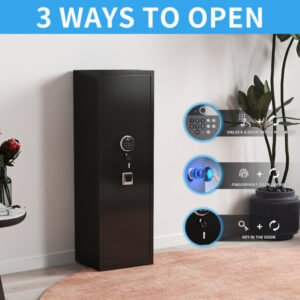 Household Detachable Partition Fingerprint Electronic Safe - Image 2