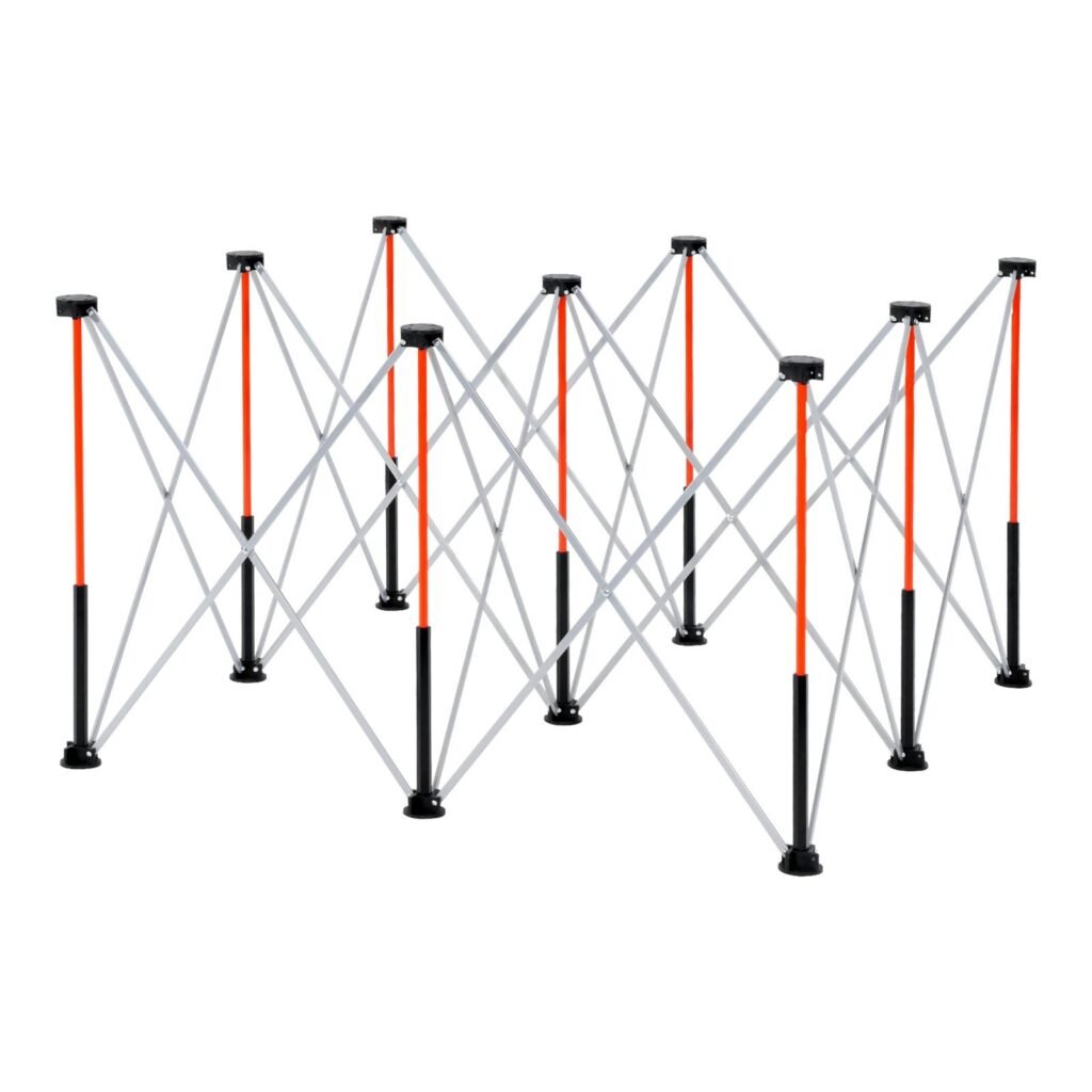 Portable Folding Workstand 4.15 X 4.15ft Collapsible Work Stand 3500lbs Capacity